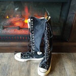 Converse All Star Lace up Zip up boots Sz 6
